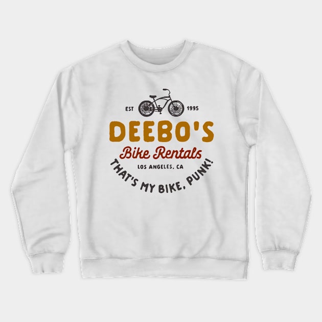 EST 1995 Deebos Bike Rentals Crewneck Sweatshirt by Tari Company